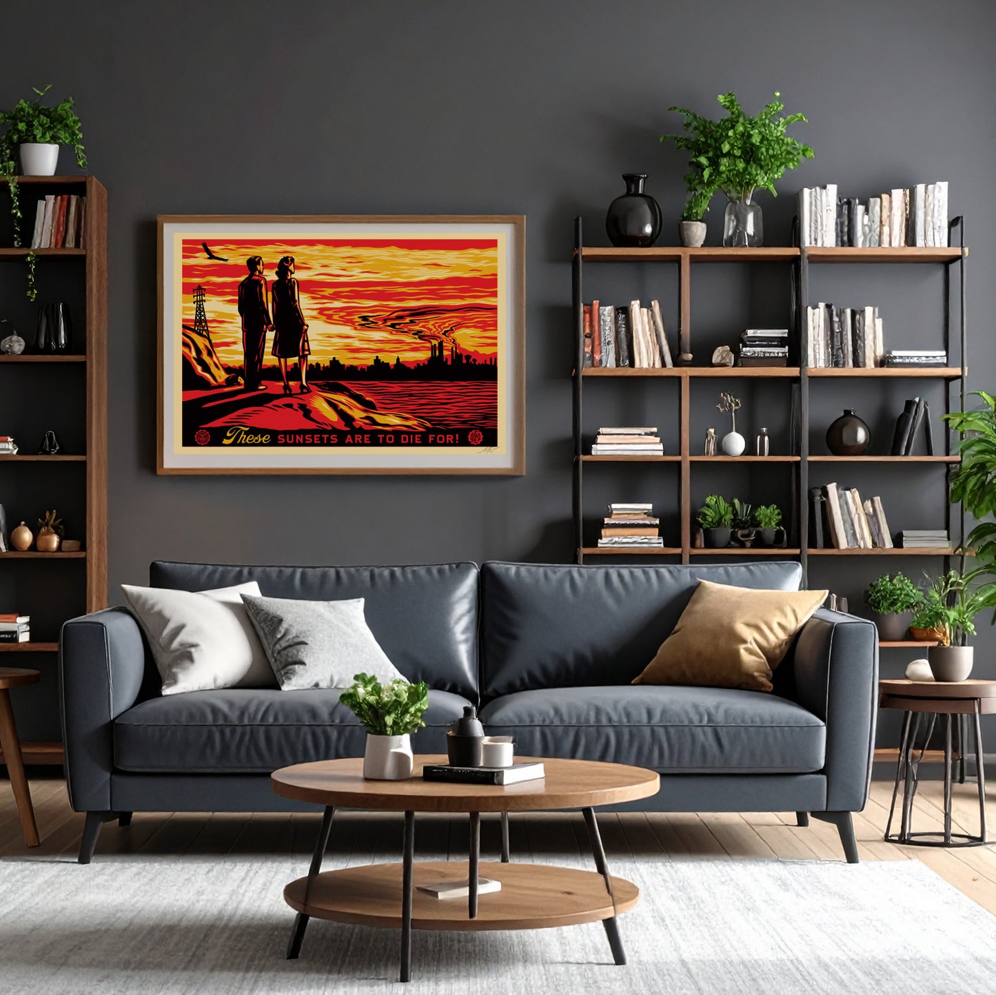 These Sunsets Are To Die For! Offset Lithograph