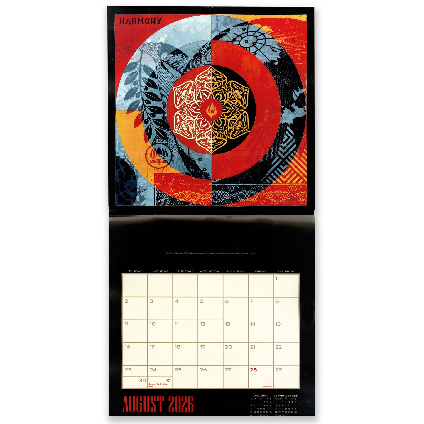 Shepard Fairey 2026 Wall Calendar