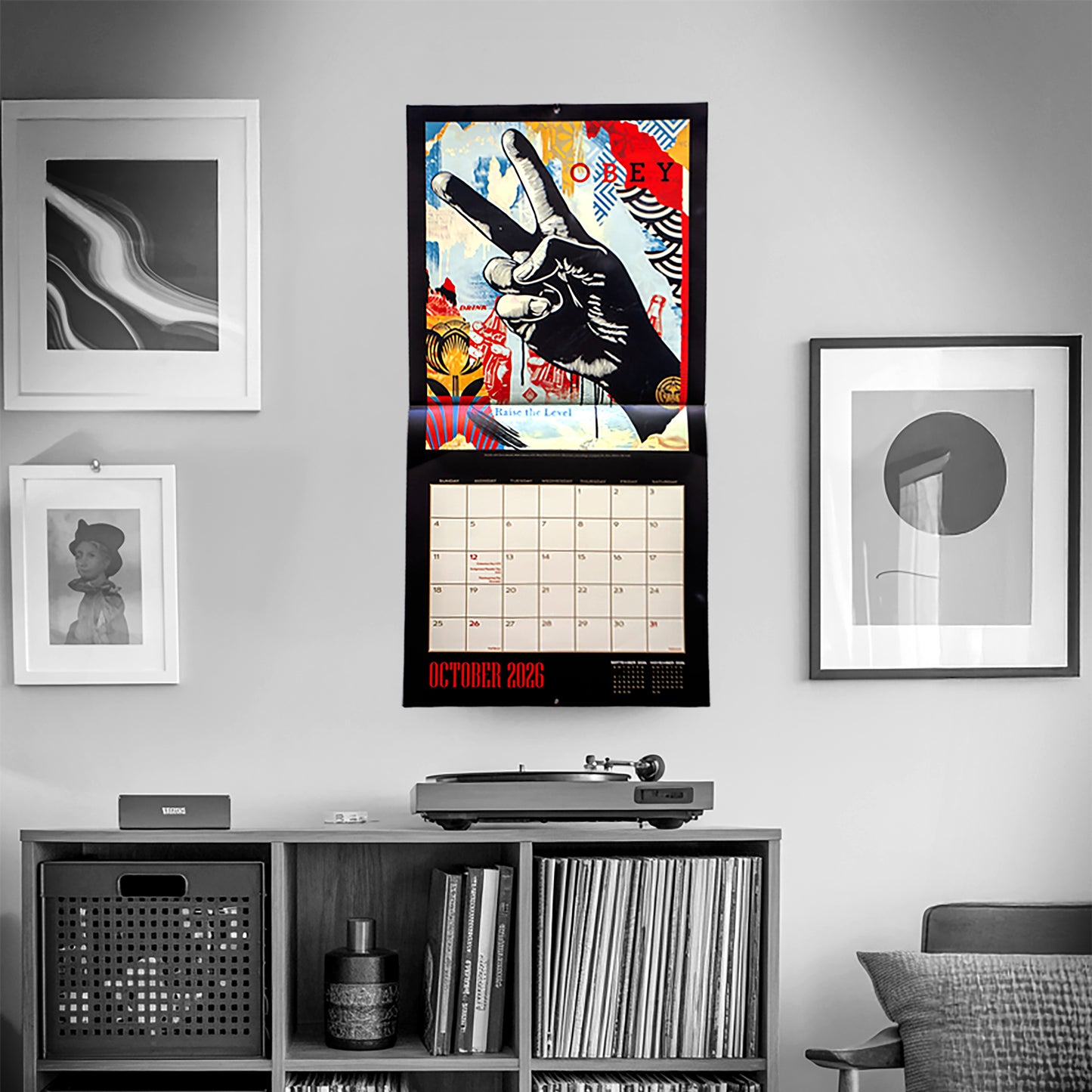 Shepard Fairey 2026 Wall Calendar
