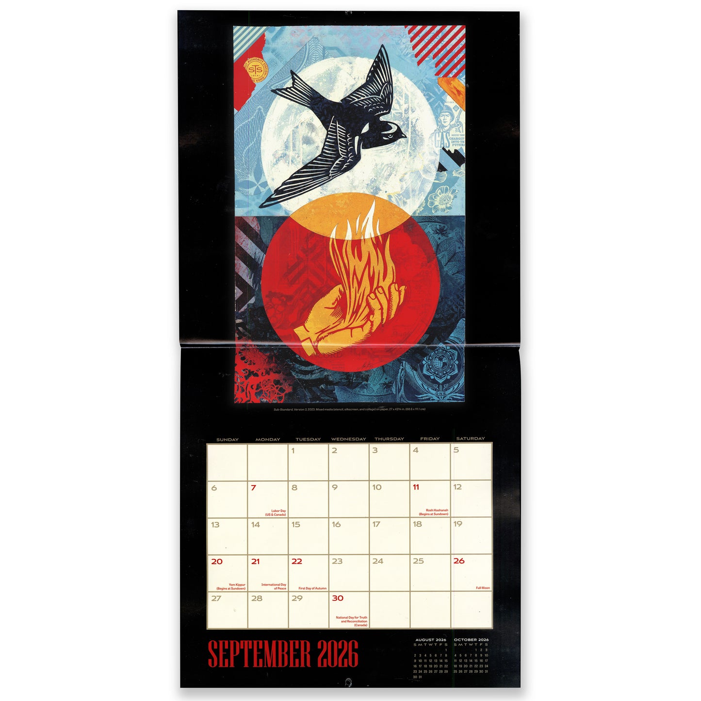 Shepard Fairey 2026 Wall Calendar