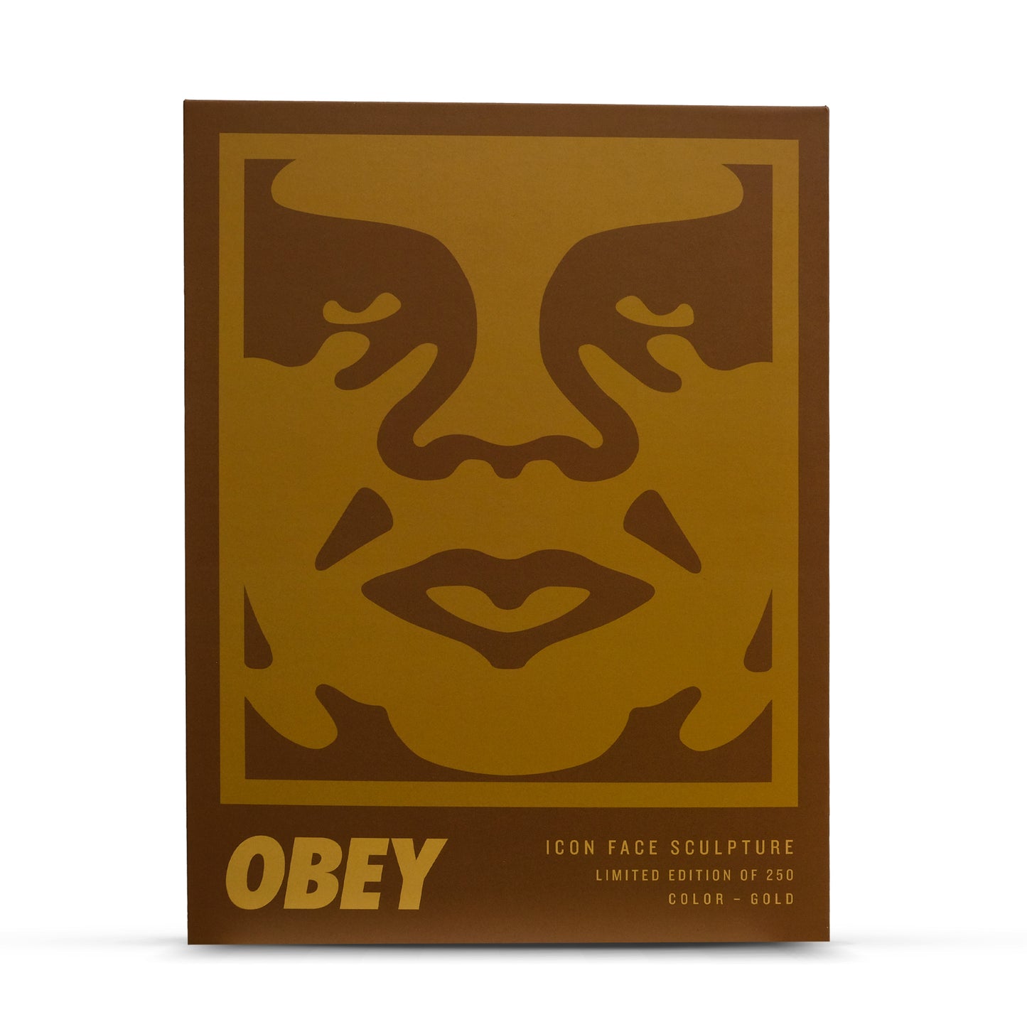 Icon Face Sculpture (Gold)