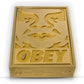 Icon Face Sculpture (Gold)