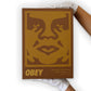 Icon Face Sculpture (Gold)