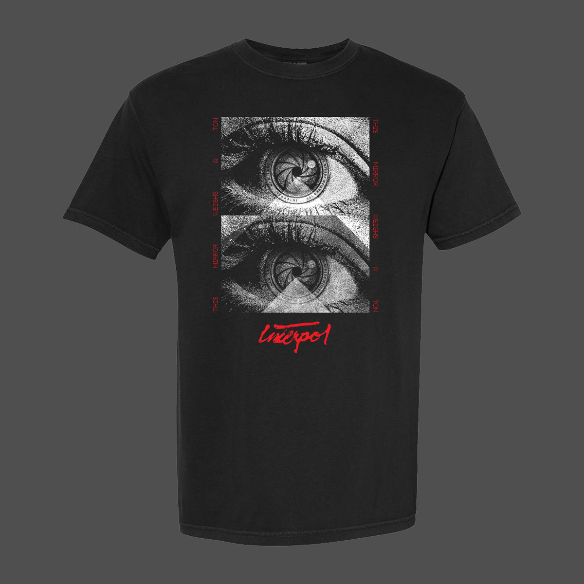 Interpol Tee - This Mirror Weighs A Ton