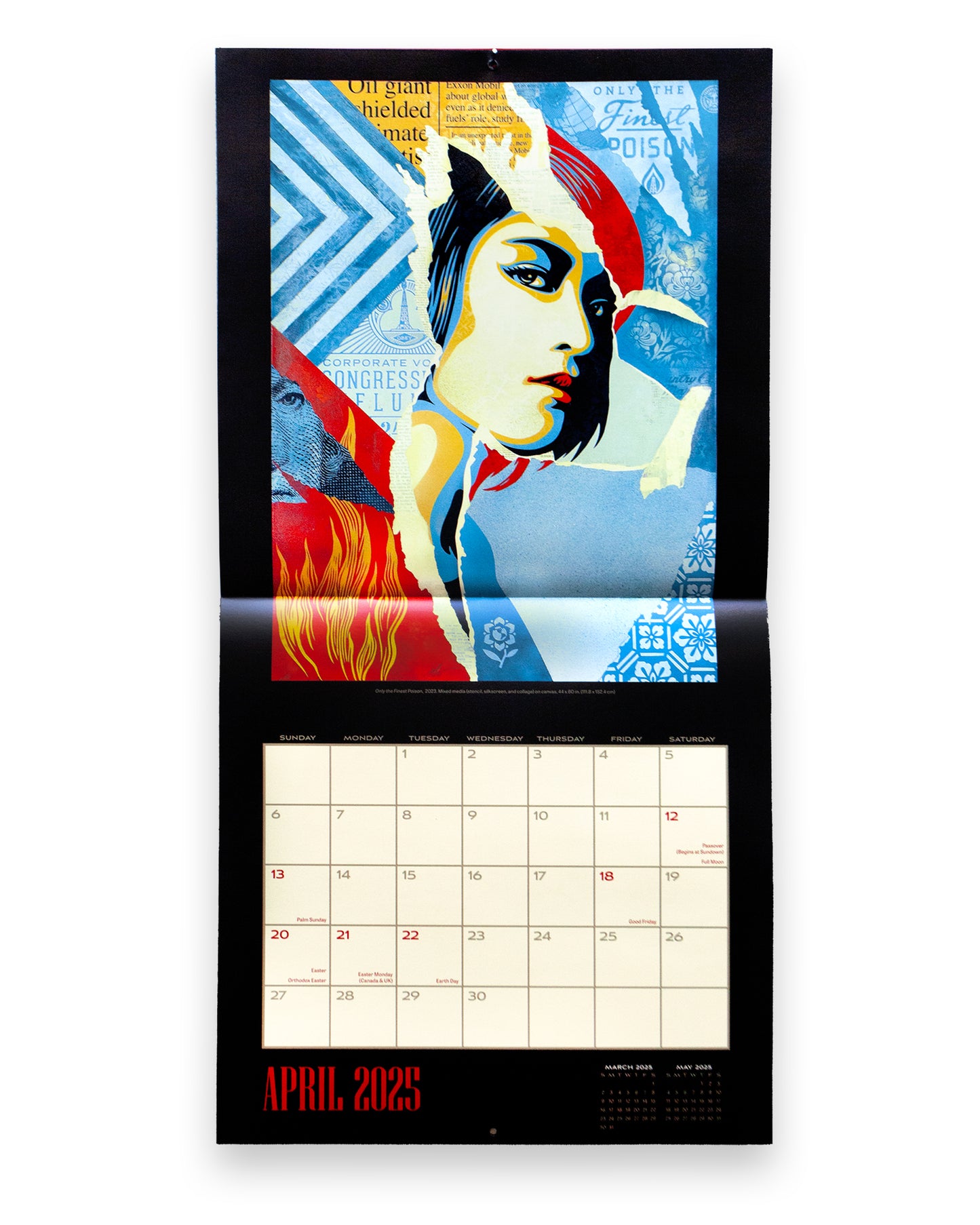 Shepard Fairey 2025 Wall Calendar