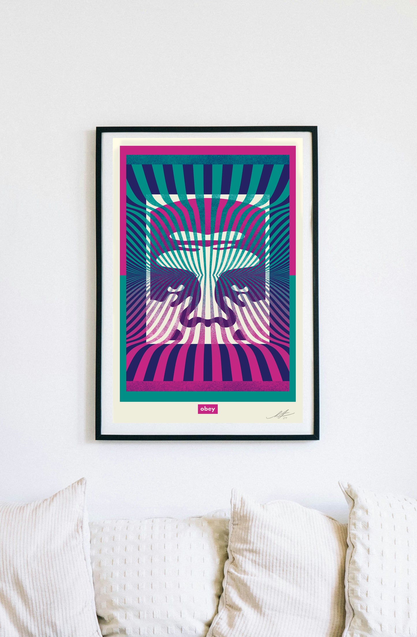 Op Art Icon Offset Lithograph