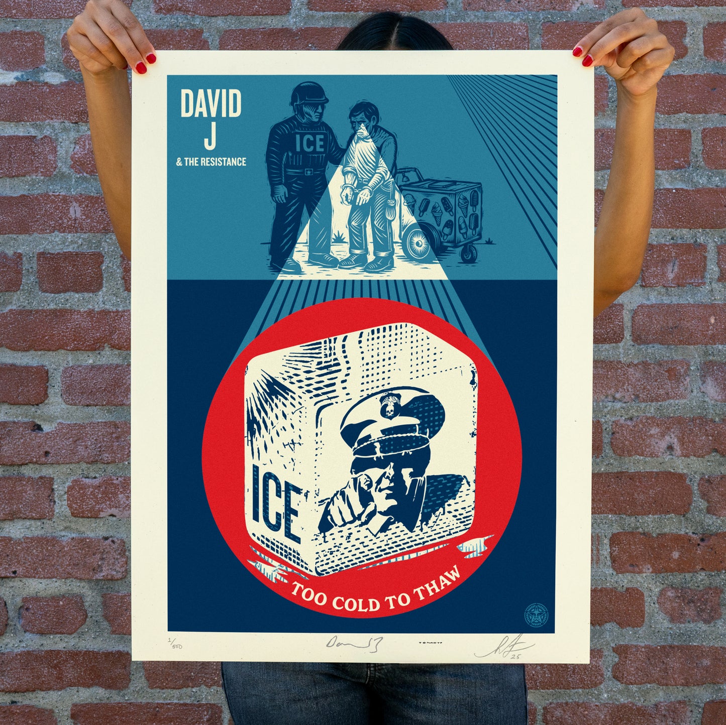 ICE Too Cold to Thaw (Print & Vinyl) Bundle