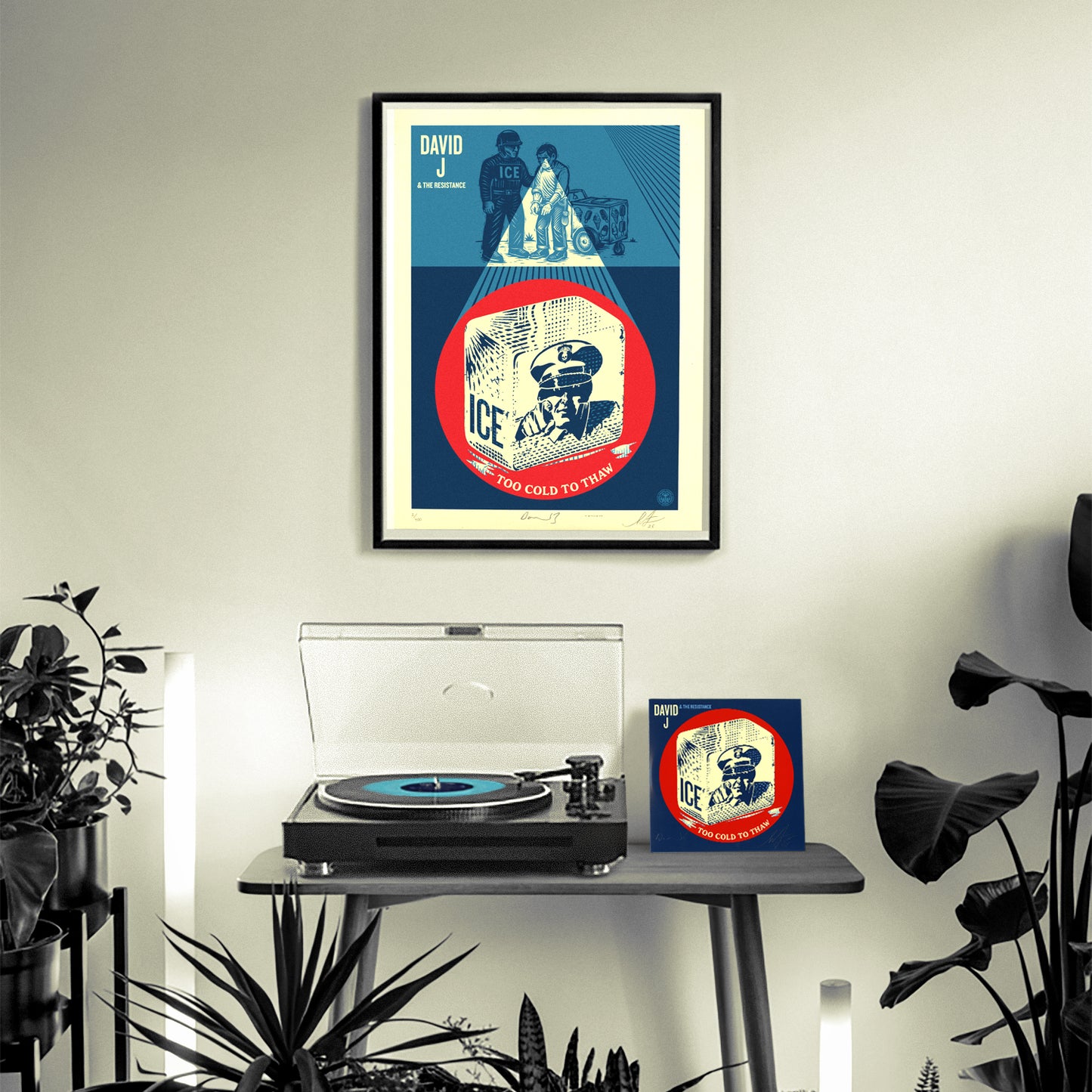 ICE Too Cold to Thaw (Print & Vinyl) Bundle